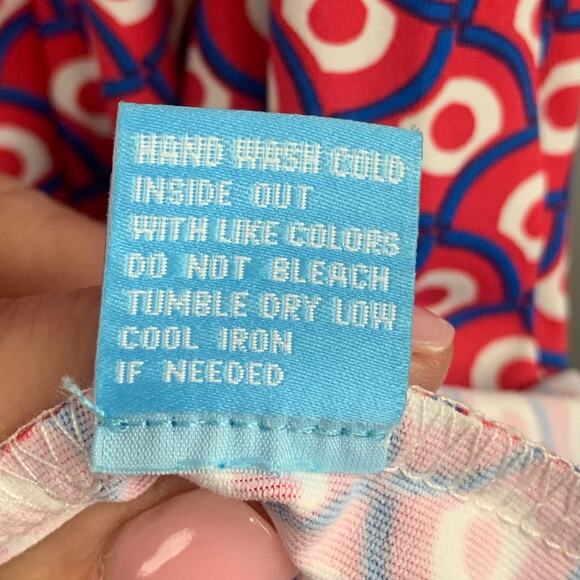 J. McLaughlin Lola Fringe Dress Womens Small Pink White Catalina Cloth Sleveless - Picture 7 of 8